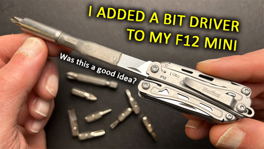 Nextool F12 Mini: DIY Bit Driver Added (Honest Fail Point) | Earthling EDC