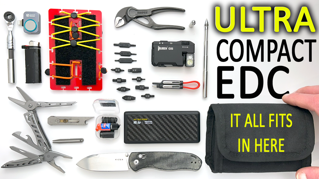 New EDC Tech & Pocket Rack™ Prototype For a Next Level Mini Everyday Carry Kit